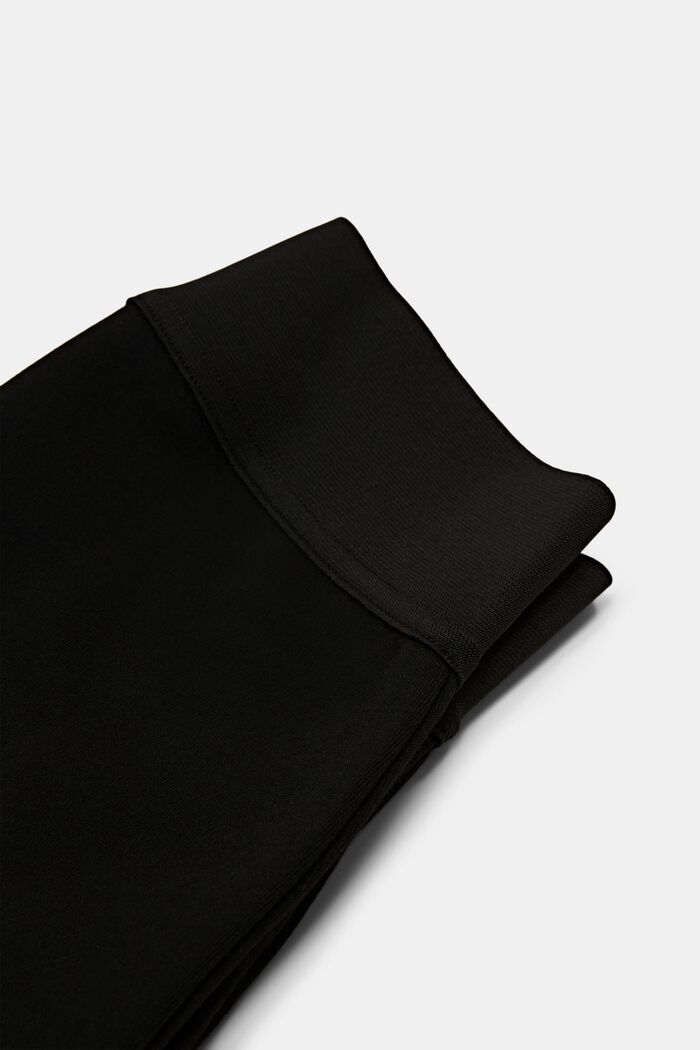 Nilkkapituiset leggingsit, mukava vyötärö, BLACK, detail image number 1