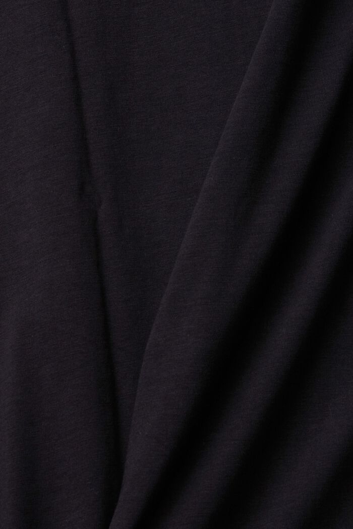 Painettu T-paita, 100 % puuvillaa, BLACK, detail image number 4