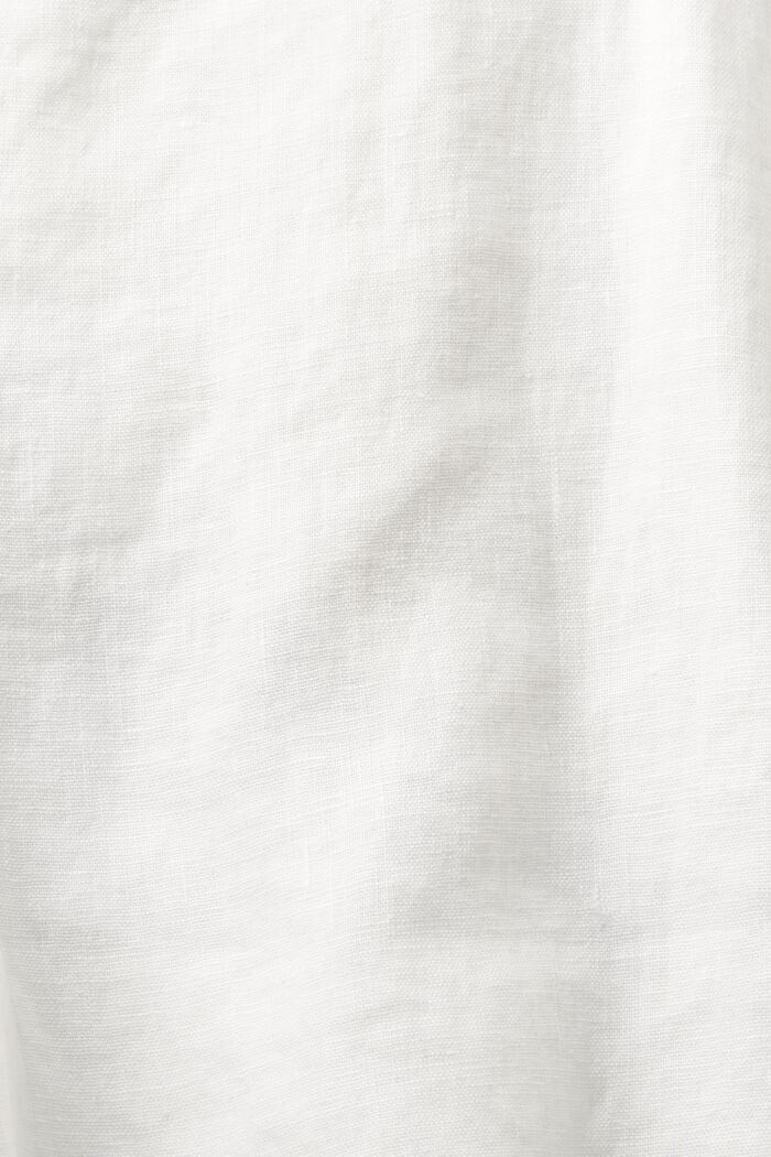 Värjäämättömät bermudashortsit pellavasekoitetta, OFF WHITE, detail image number 6