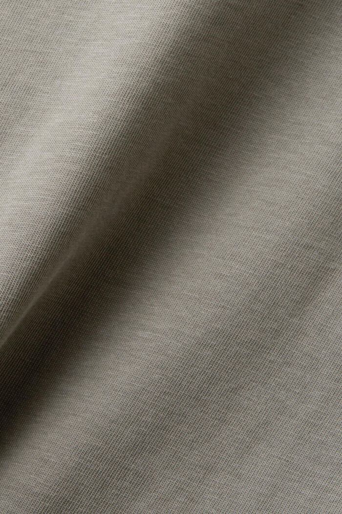 T-paita, jonka etu- ja selkäpuolella painatus, GUNMETAL, detail image number 6