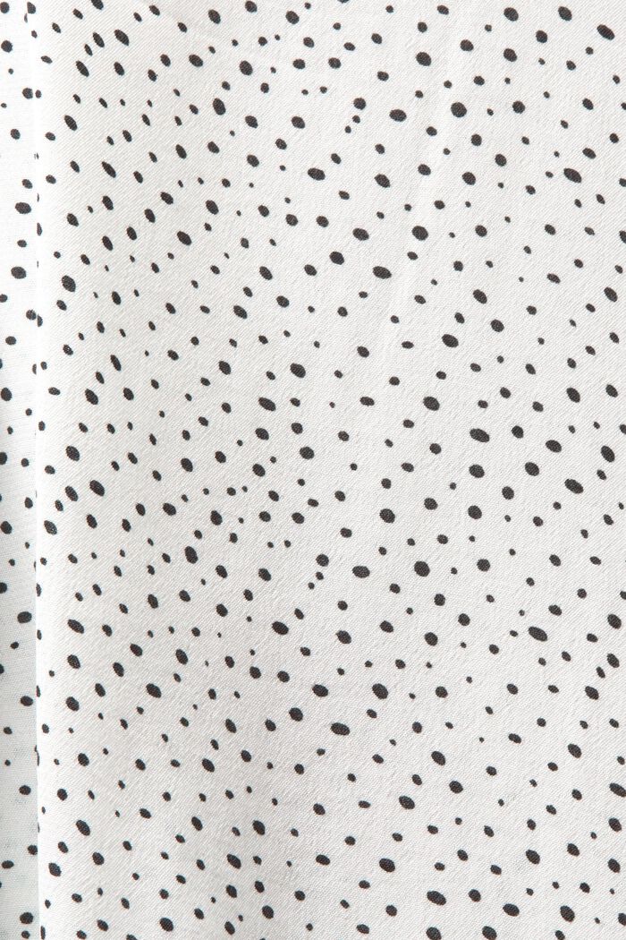 V-aukkoinen painokuvioitu pusero, OFF WHITE, detail image number 5