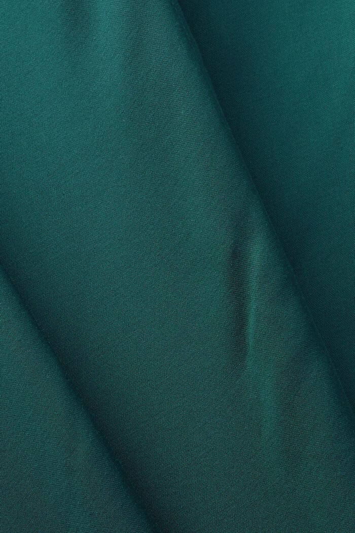 Satiinimekko, jossa vyö, EMERALD GREEN, detail image number 5