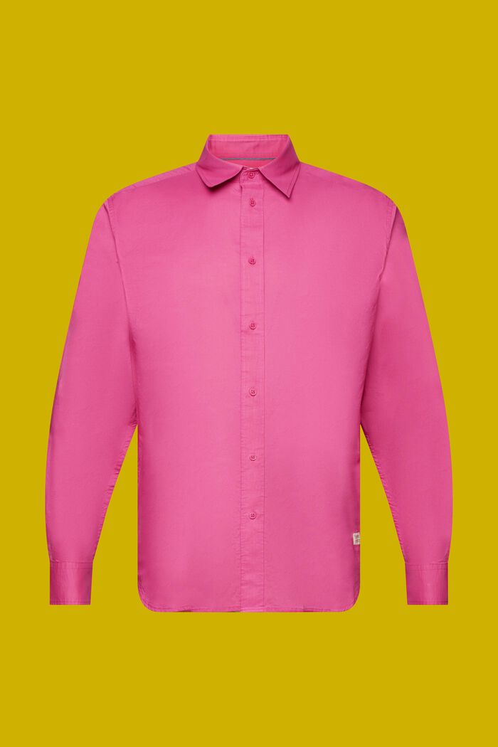 Pitkähihainen paita, 100 % puuvillaa, DARK PINK, detail image number 5