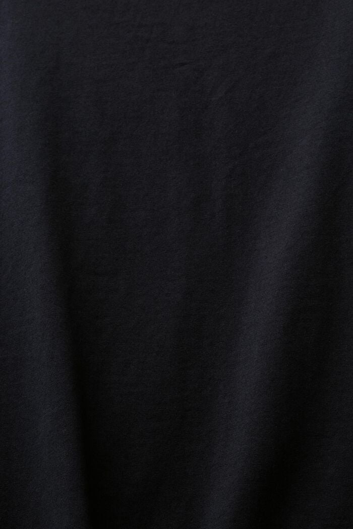 Kapea pitkähihainen pusero, pyöreä pääntie, BLACK, detail image number 5