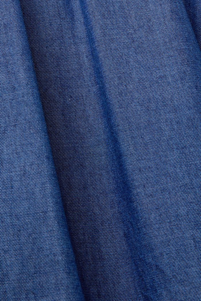 Farkkutyylinen minimekko, TENCELiä™, BLUE DARK WASHED, detail image number 5