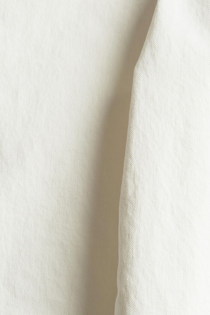 Stretchiä sisältävät farkkubermudat, OFF WHITE, detail image number 4