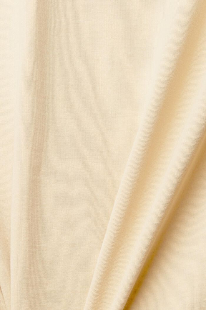 Pystykauluksellinen, pitkähihainen pusero, CREAM BEIGE, detail image number 1