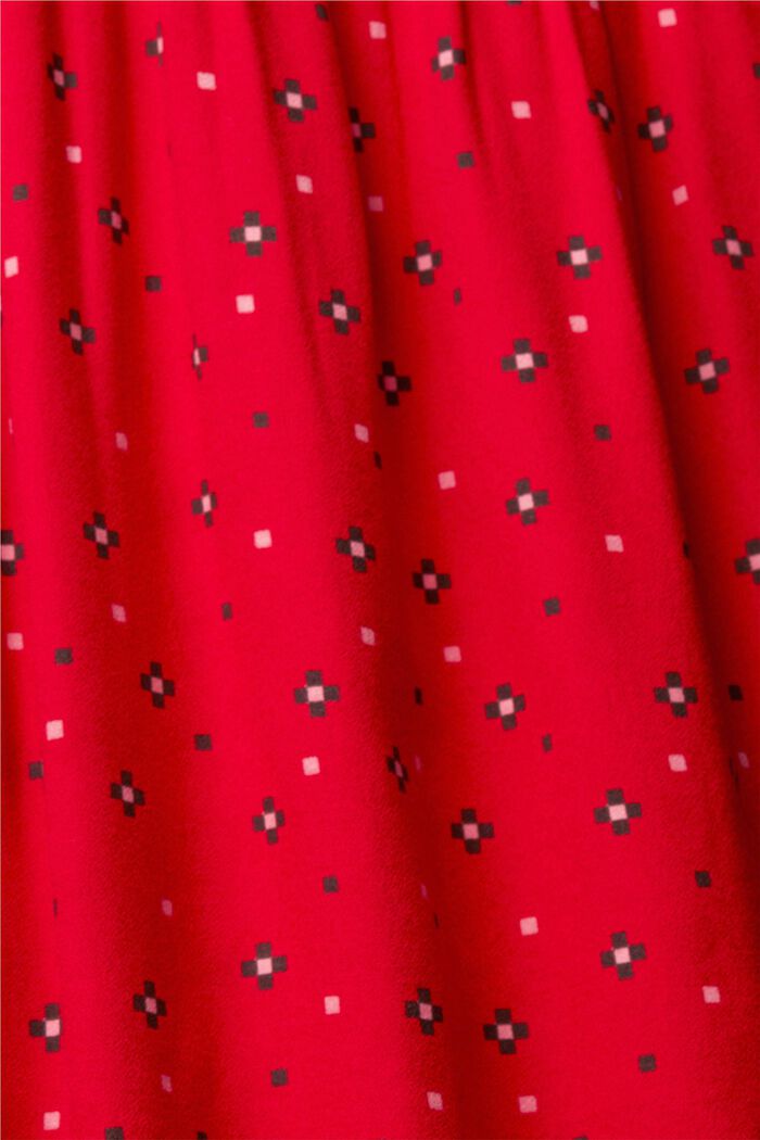 Kuviollinen pusero, LENZING™ ECOVEROA™, DARK RED, detail image number 5
