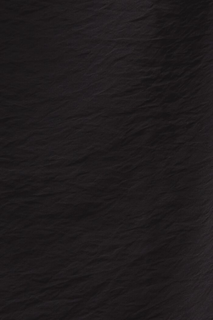 Kietaisumallinen, rypytetty minihame, BLACK, detail image number 4