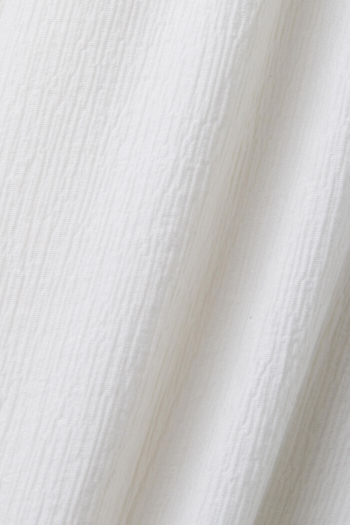 Ryppypintaiset leveälahkeiset housut, WHITE, detail image number 6