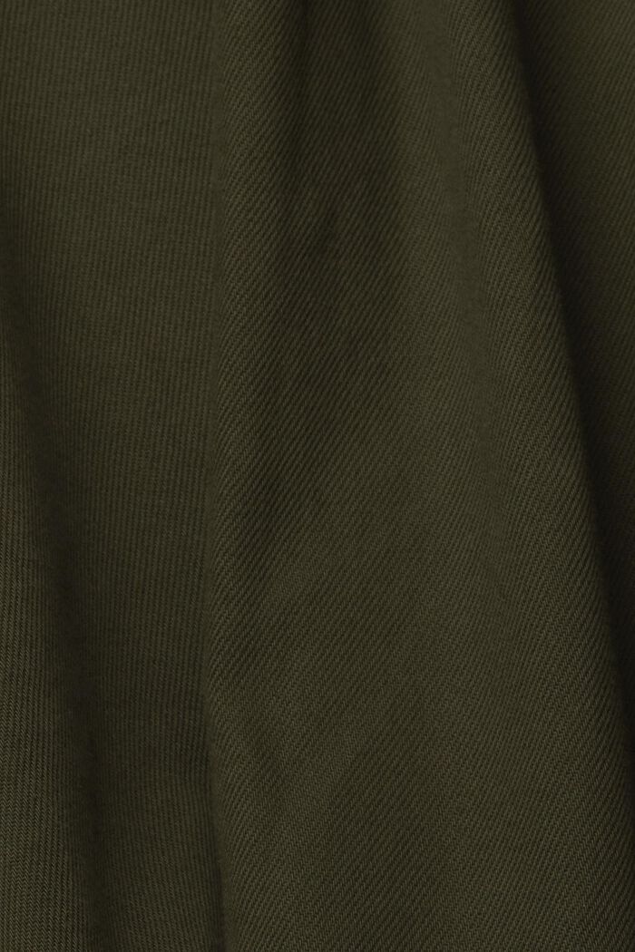 Rintataskullinen paita, DARK KHAKI, detail image number 5
