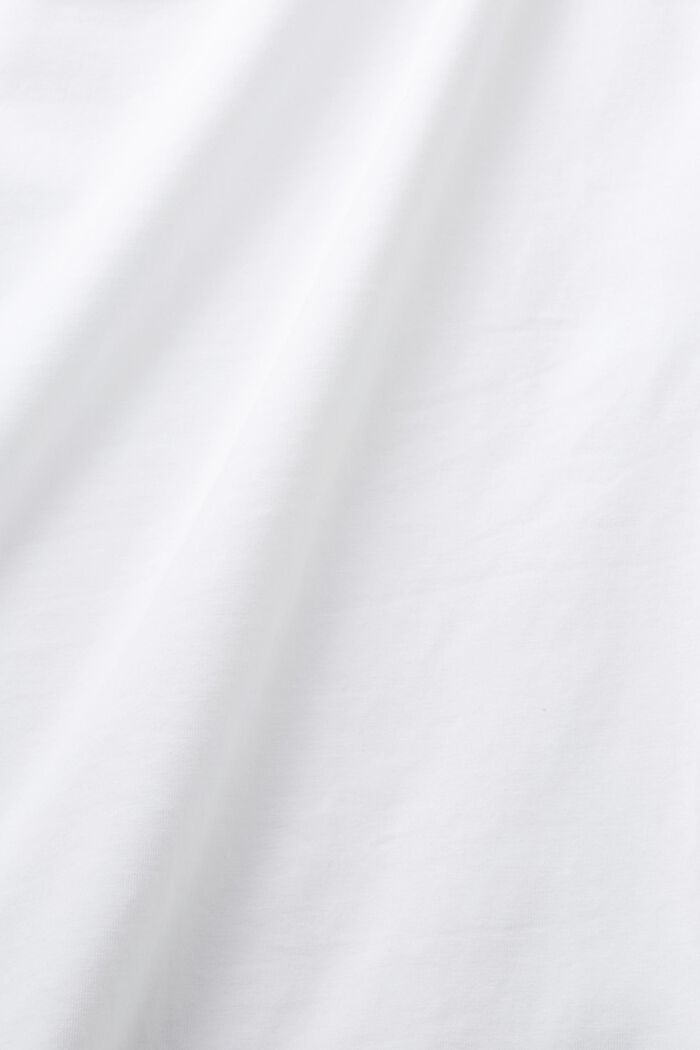 Toppi puuvilla-jerseytä, WHITE, detail image number 5