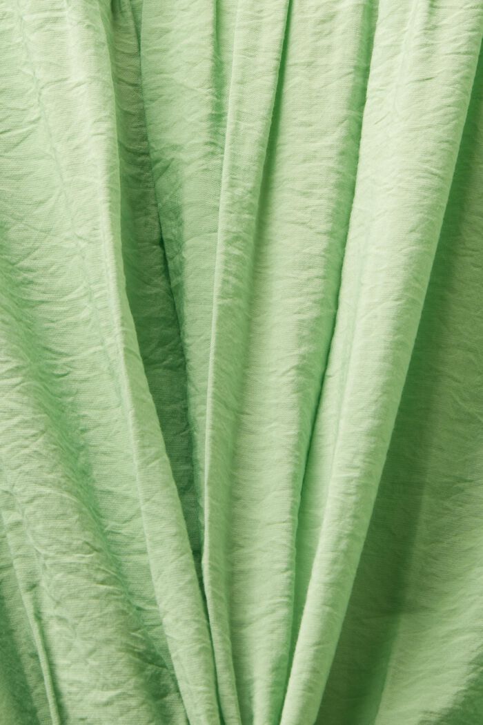 Kietaisumallinen, rypytetty minimekko, LIGHT GREEN, detail image number 4