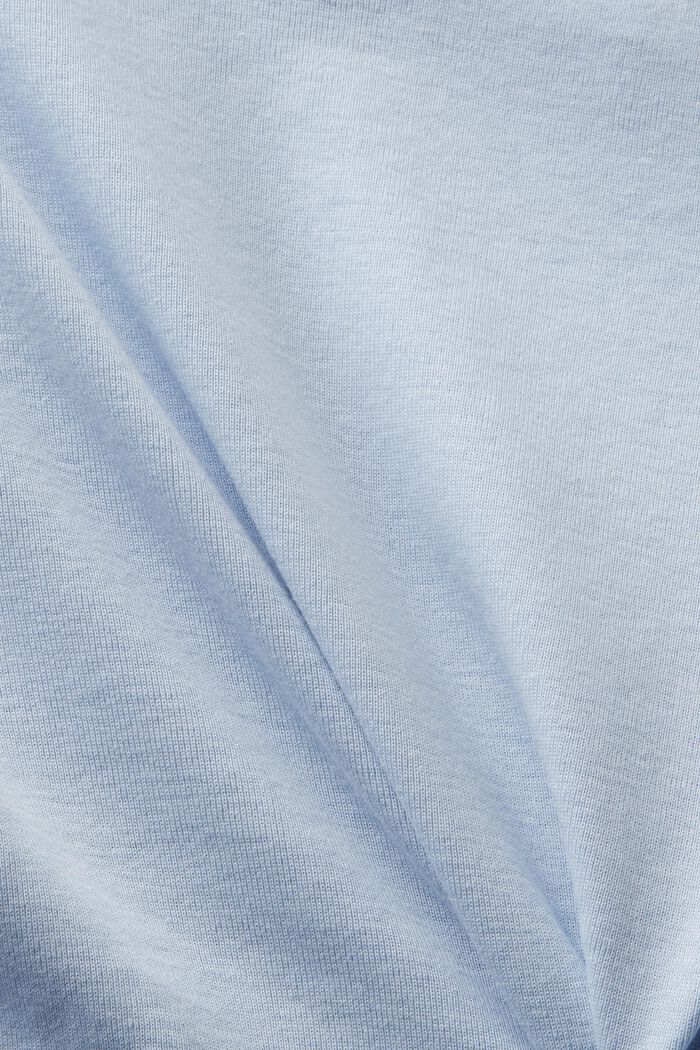 Lyhythihainen T-paita puuvillaa, LIGHT BLUE, detail image number 5