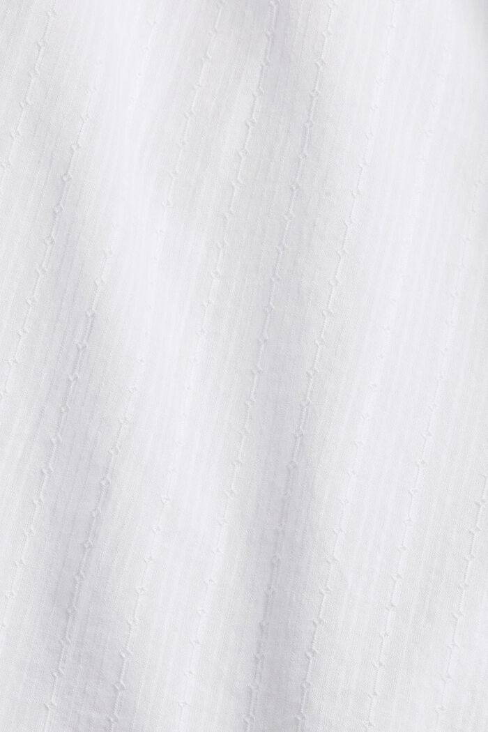 Paitapusero 100 % puuvillaa, WHITE, detail image number 4