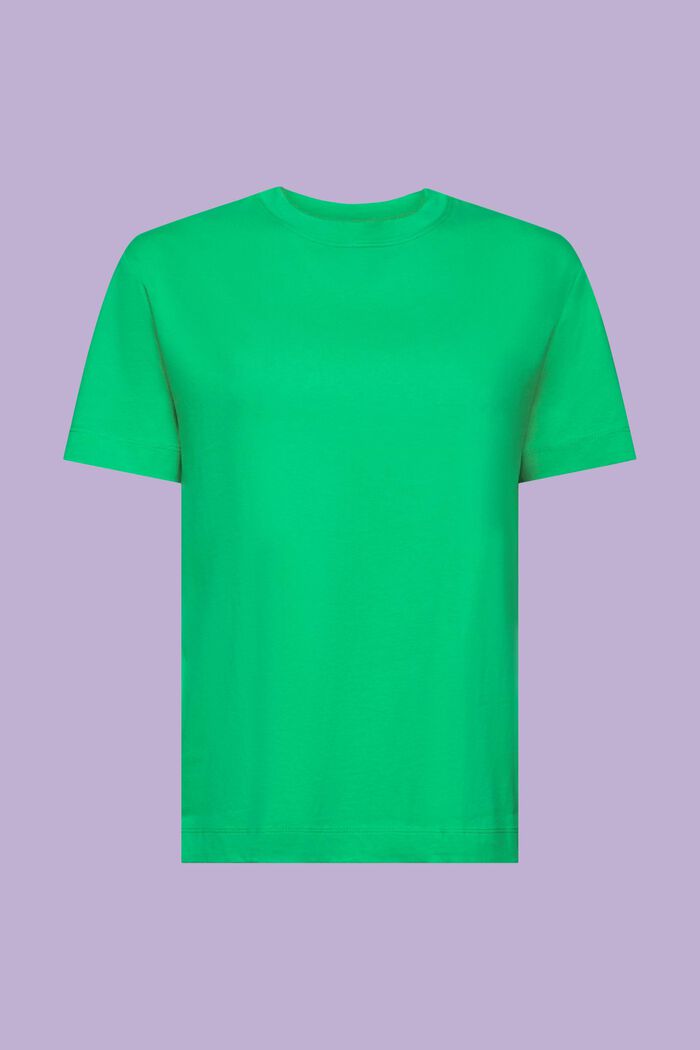 Lyhythihainen T-paita, jossa pyöreä pääntie, GREEN, detail image number 6