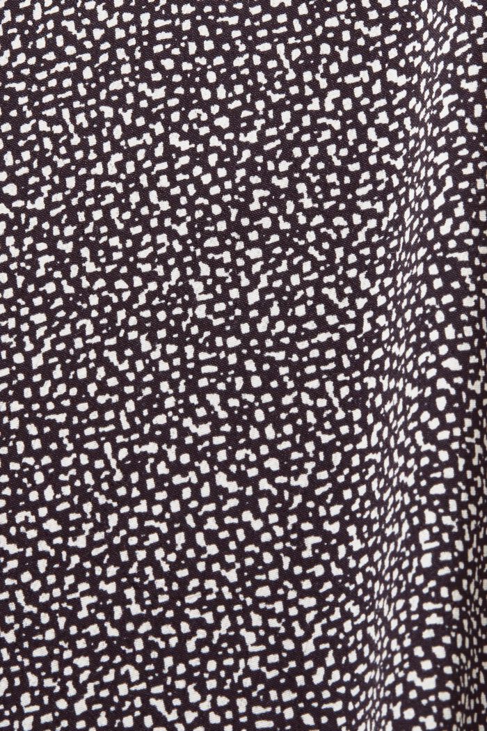 Kuviollinen pusero, LENZING™ ECOVEROA™, BLACK, detail image number 5