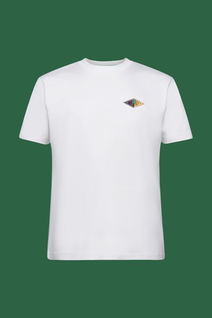 Logollinen t-paita puuvillajerseytä