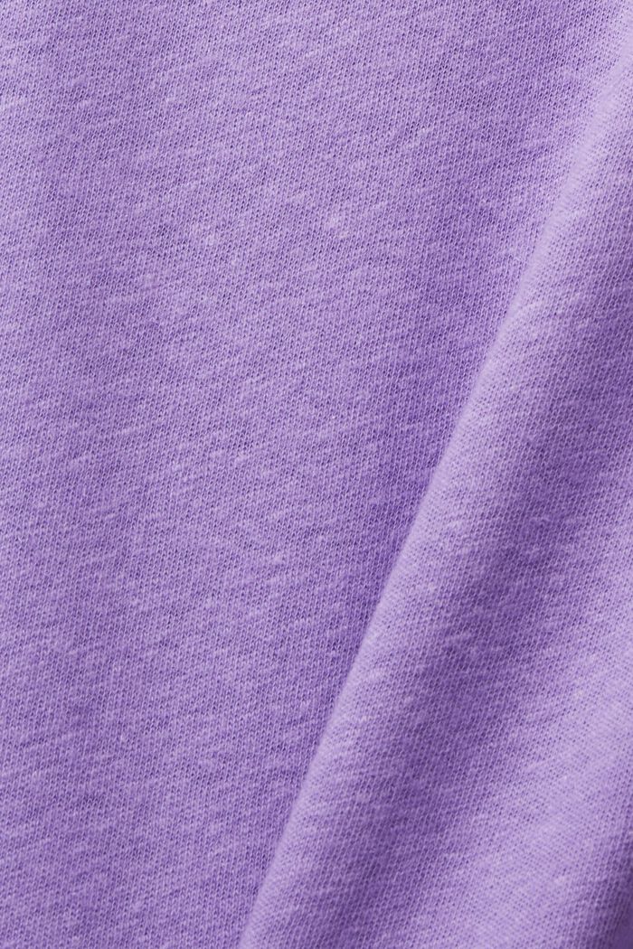 T-paita pellavasekoitetta, PURPLE, detail image number 5