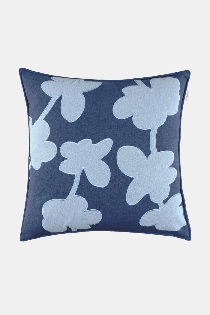 Kukkakuvioinen tyynynpäällinen, BLUE, detail image number 0