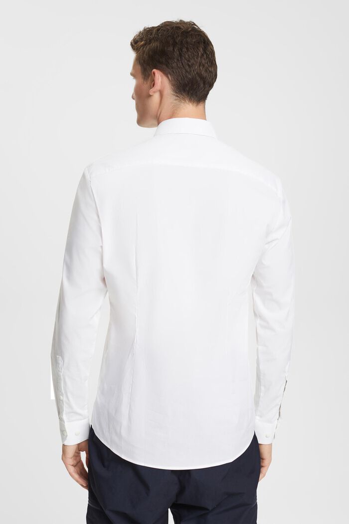 Slim fit -mallinen paita, WHITE, detail image number 4