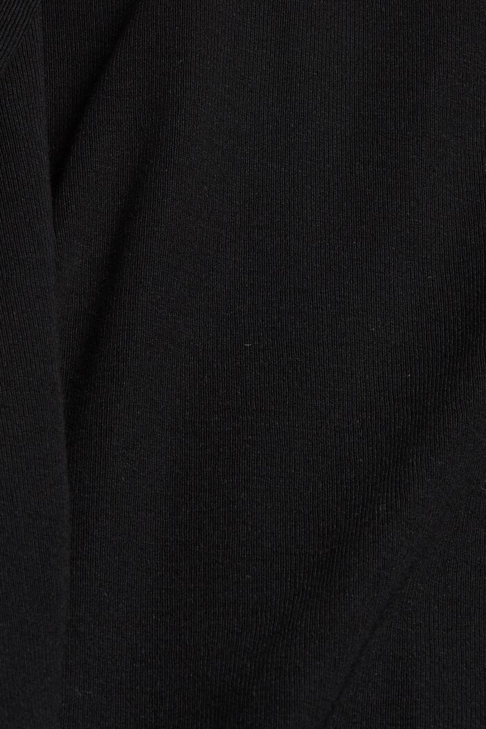 Maksimekko jerseytä, LENZING™ ECOVERO™ -materiaalia, BLACK, detail image number 4