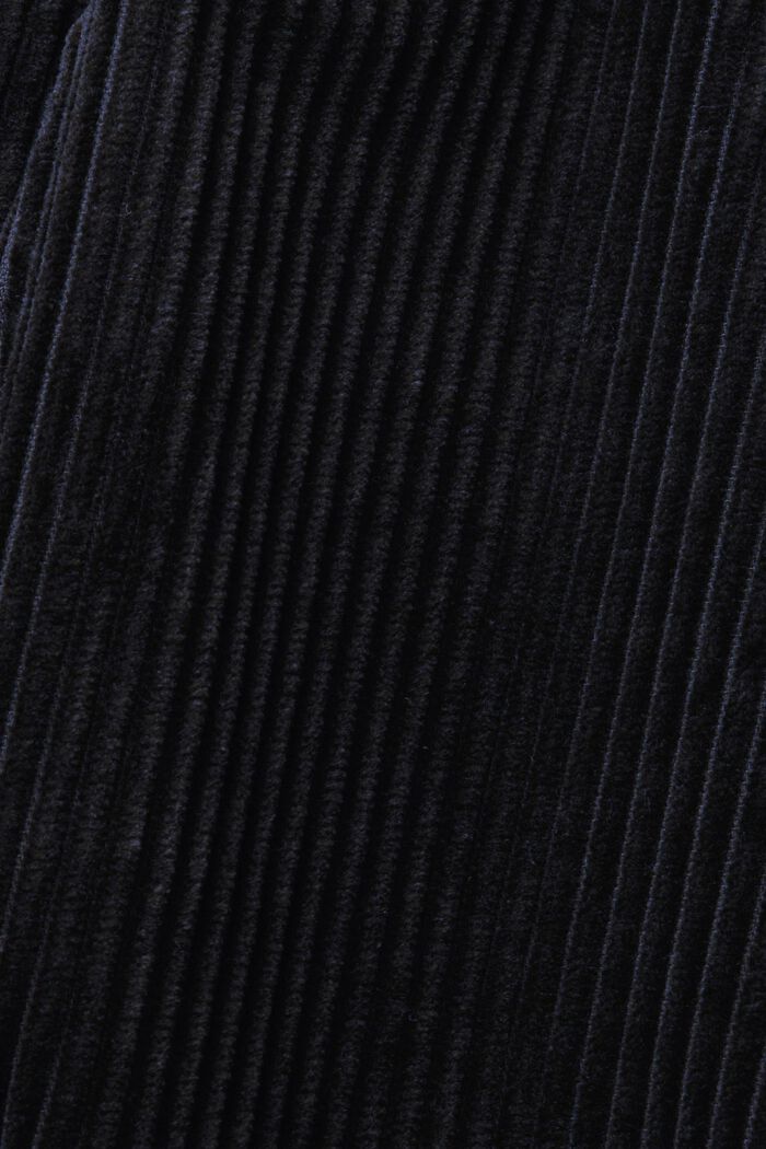 Verkkarityyliset samettihousut, BLACK, detail image number 6