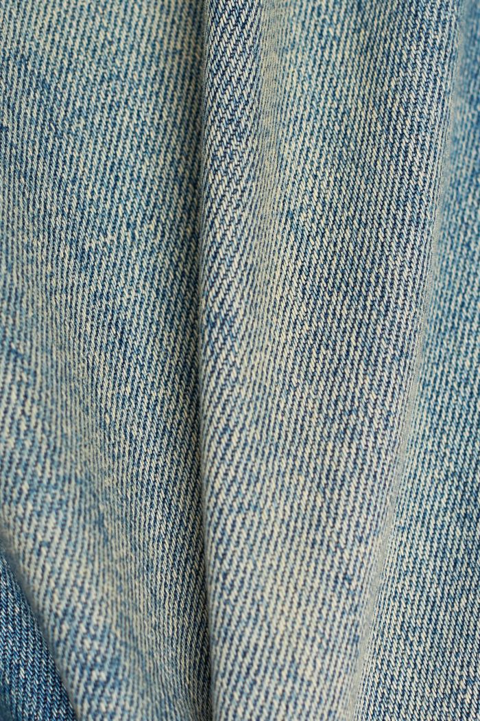 Kivipestyt slim fit -farkut luomupuuvillaa, BLUE MEDIUM WASHED, detail image number 6
