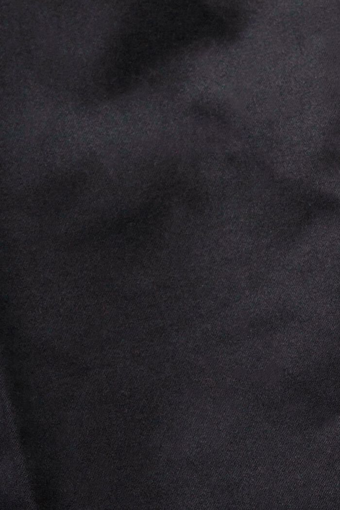 Korkeavyötäröiset slim fit -housut, BLACK, detail image number 4