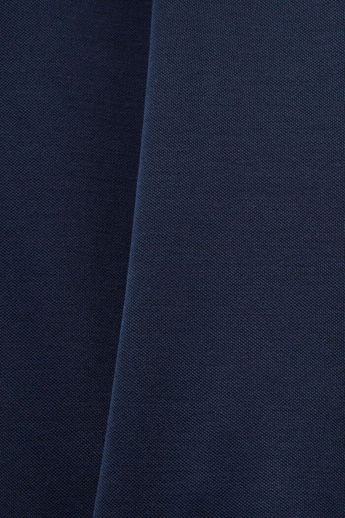 Leveälahkeiset, joustovyötäröiset housut laskoksin, NAVY, detail image number 5
