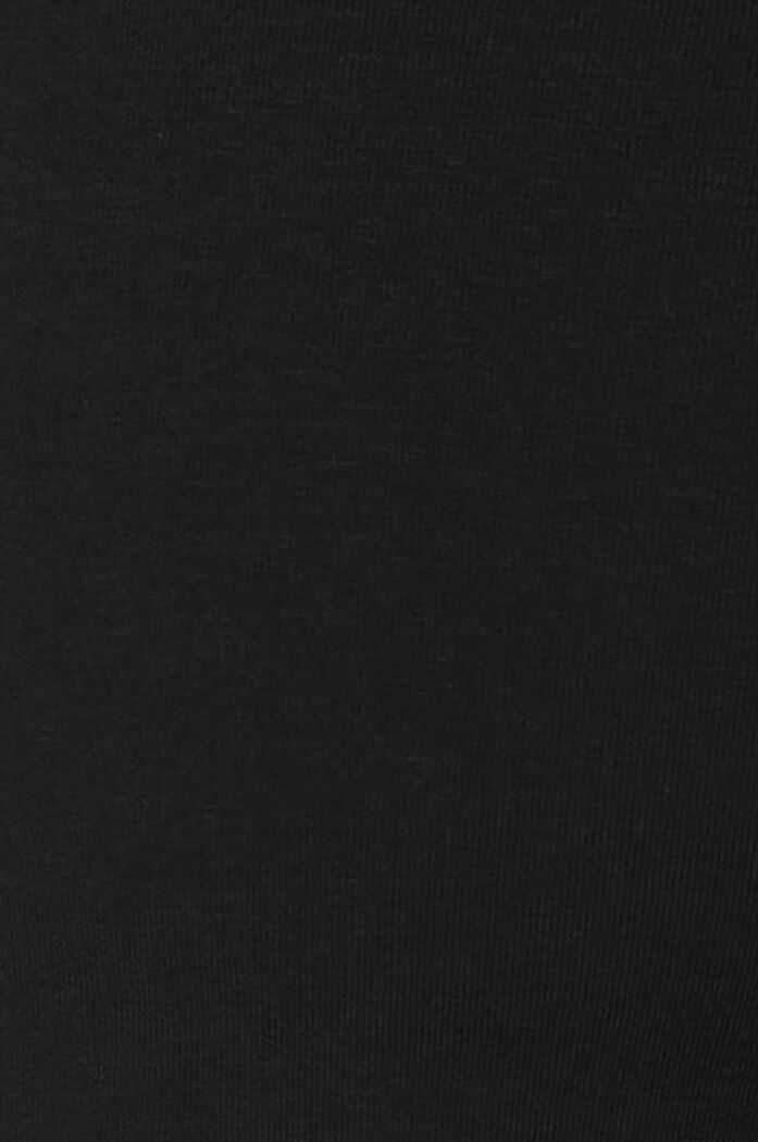 Vatsan peittävät jerseyhousut luomupuuvillaa, BLACK, detail image number 3