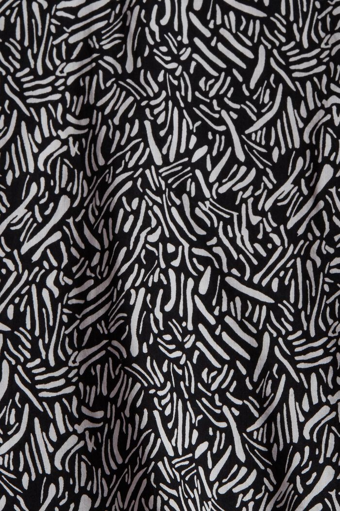 Kuvioitu pusero, jossa maljapääntie, BLACK, detail image number 3