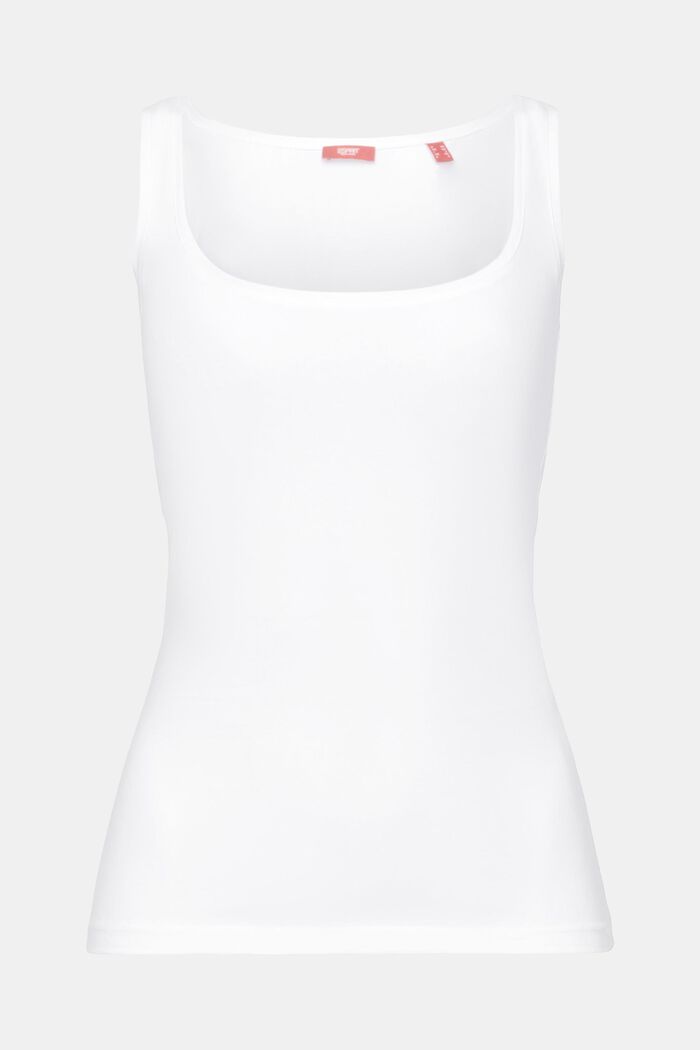 Toppi puuvilla-jerseytä, WHITE, detail image number 6