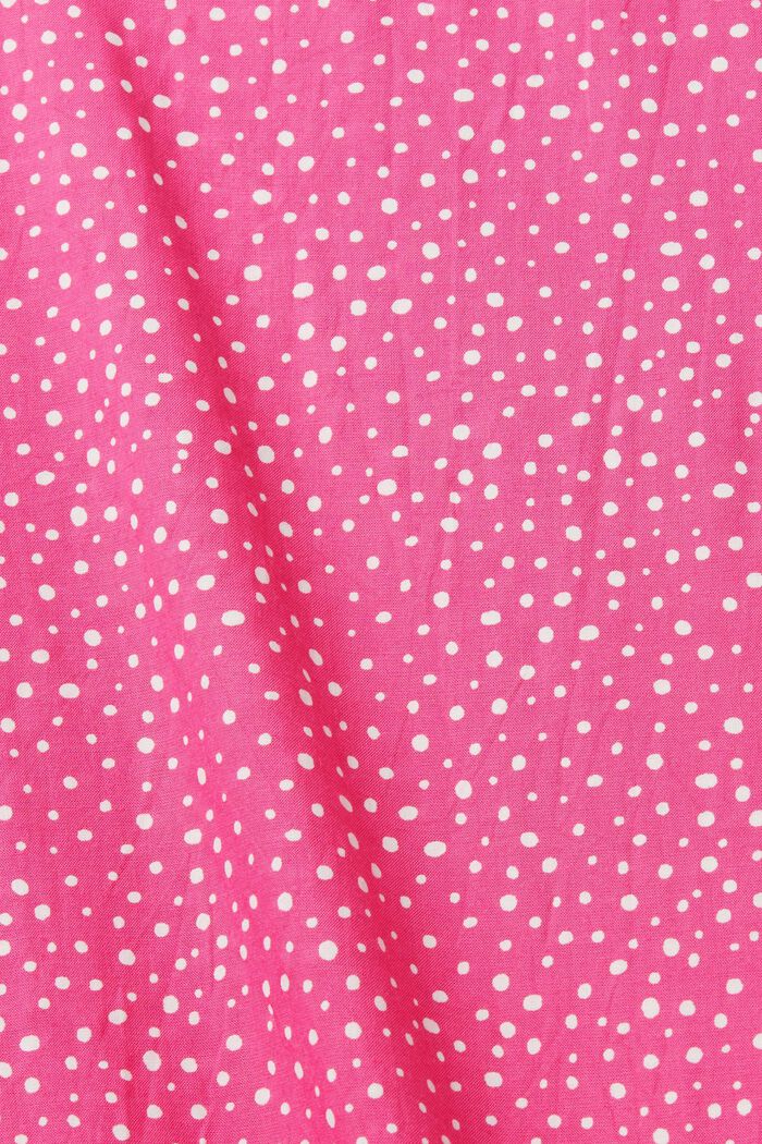 Kuviollinen pusero, LENZING™ ECOVEROA™, PINK FUCHSIA, detail image number 5