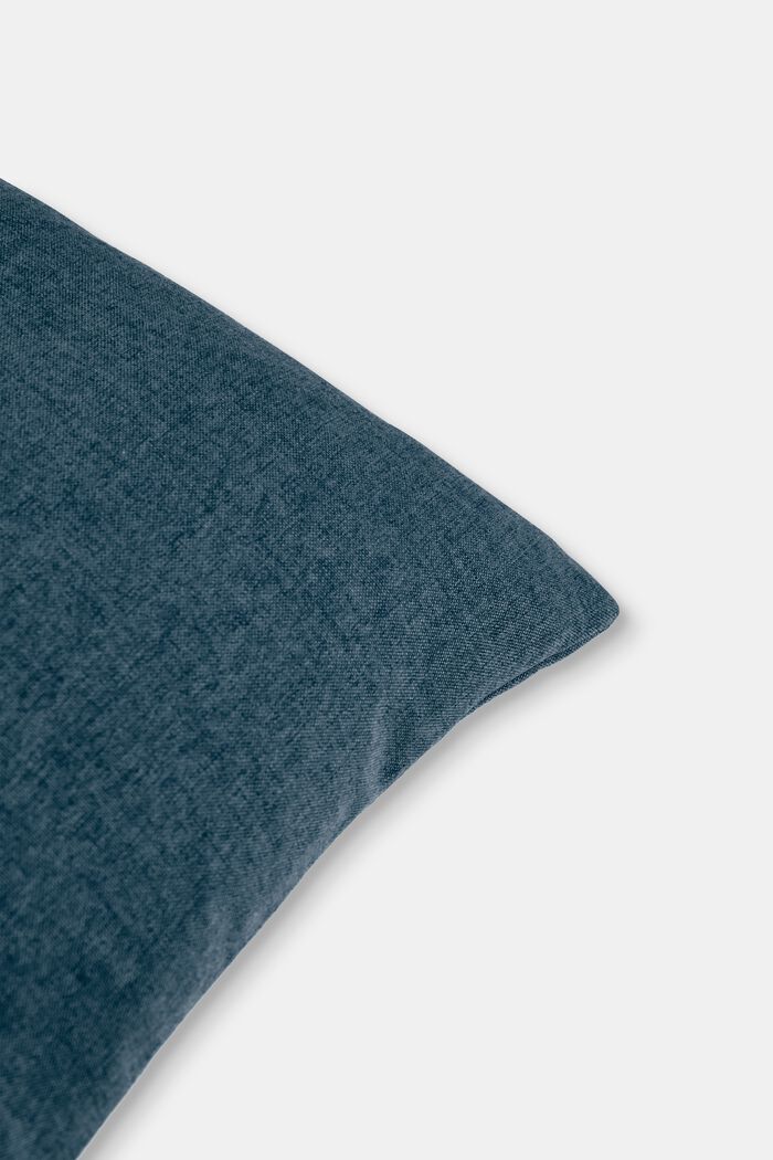 Tyynynpäällinen samettista materiaalisekoitetta, PETROL, detail image number 1