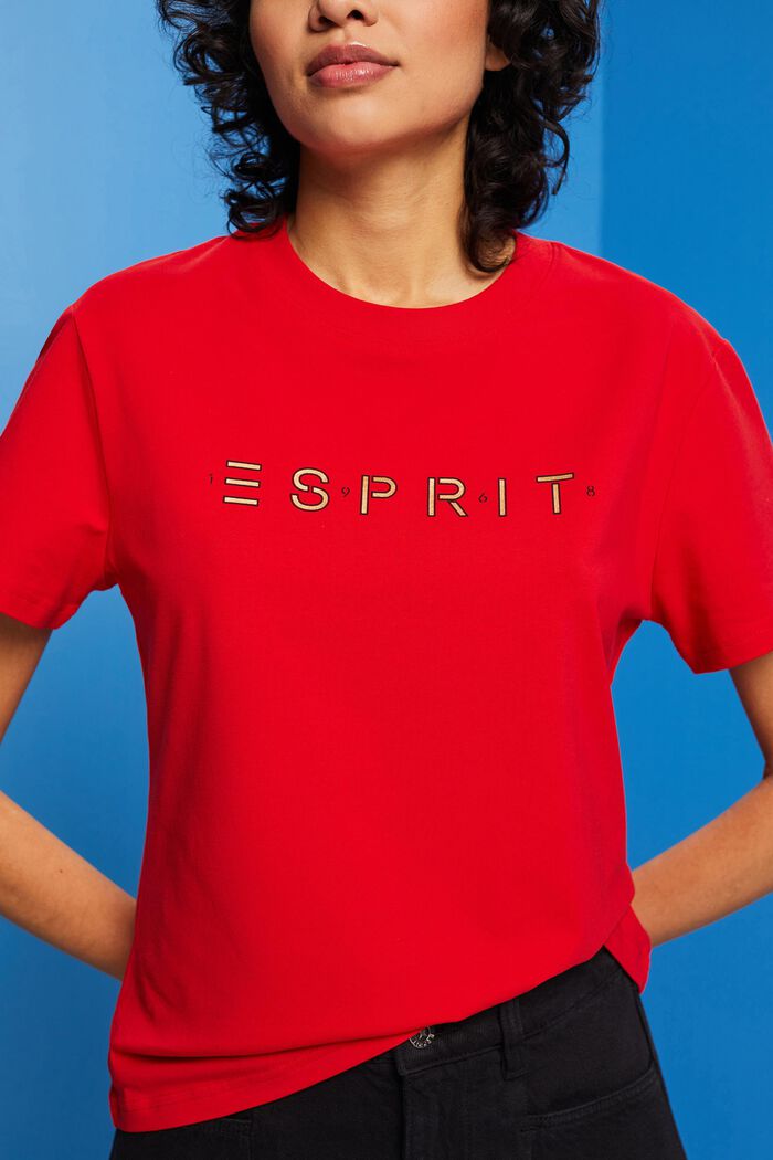 Logollinen T-paita, RED, detail image number 2