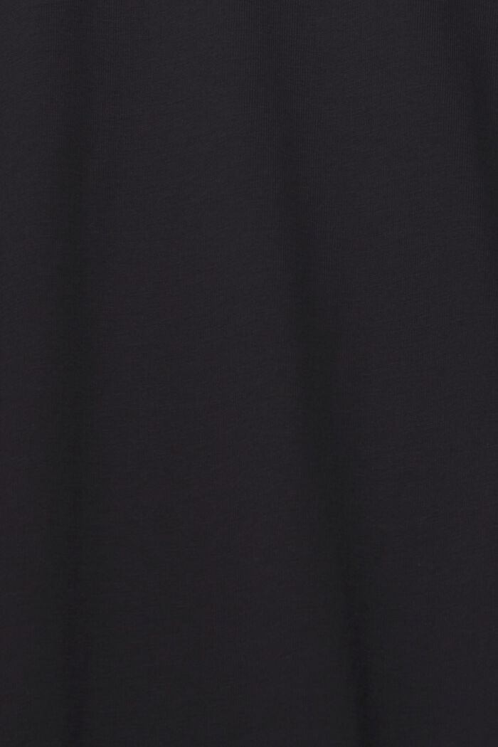 Jersey-pitkähihainen, 100 % puuvillaa, BLACK, detail image number 1