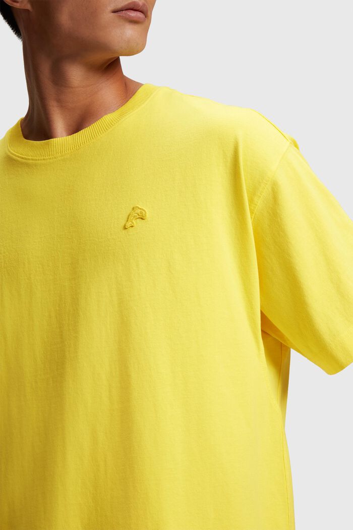 Color Dolphin Relaxed Fit -T-paita, YELLOW, detail image number 2