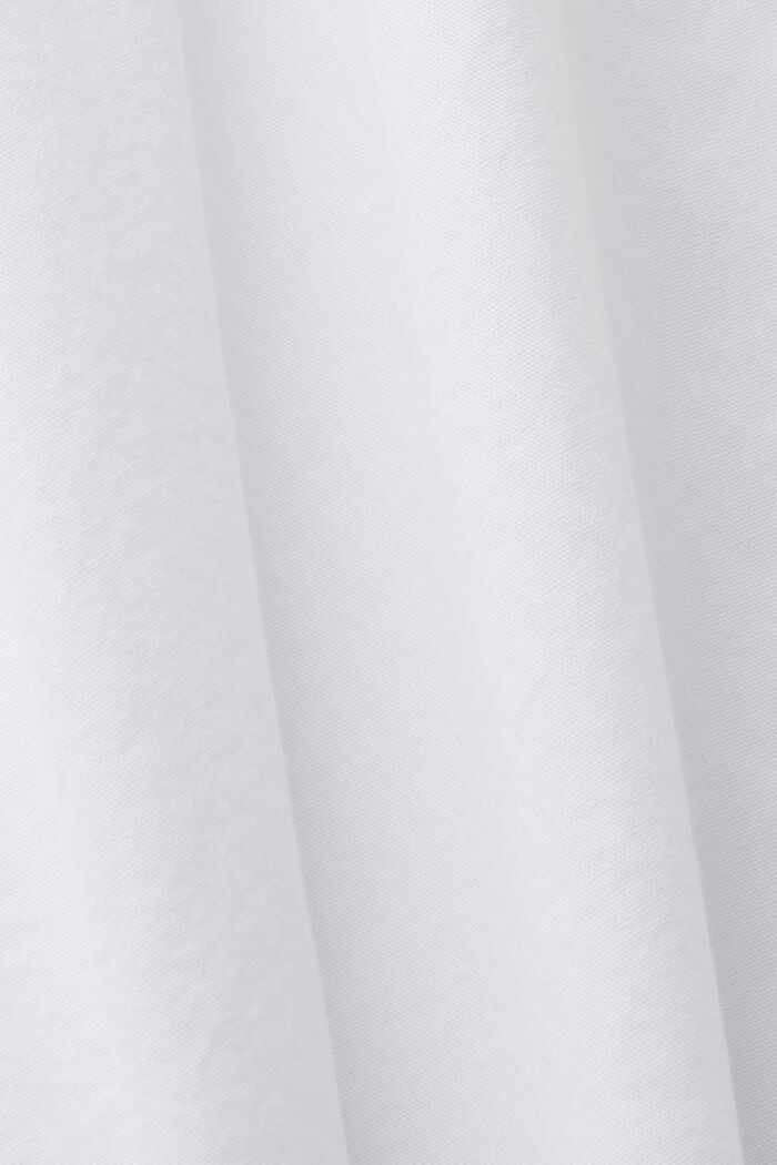 Lyhythihainen napitettava kauluspaita, WHITE, detail image number 5