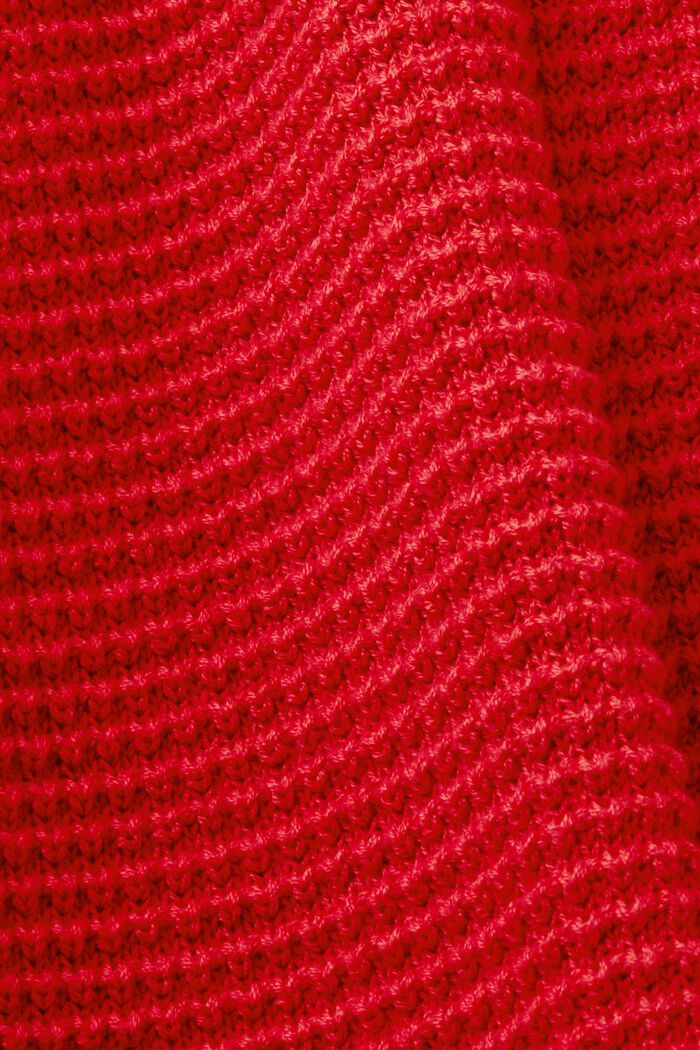 Neulepusero pintakuvioneulosta, DARK RED, detail image number 5
