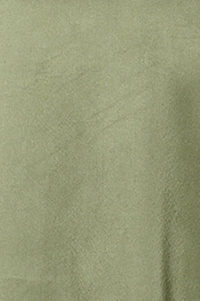 MATERNITY Vyöllinen satiinimekko, OLIVE GREEN, detail image number 3