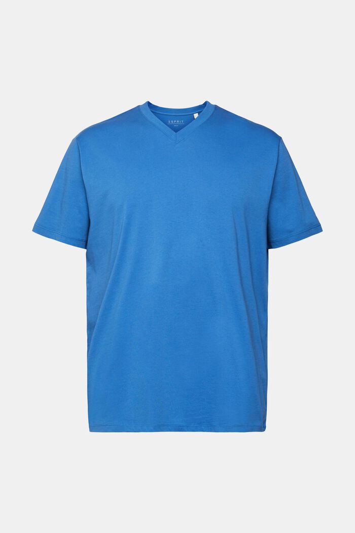 Jersey-T-paita, 100 % puuvillaa, BLUE, detail image number 6