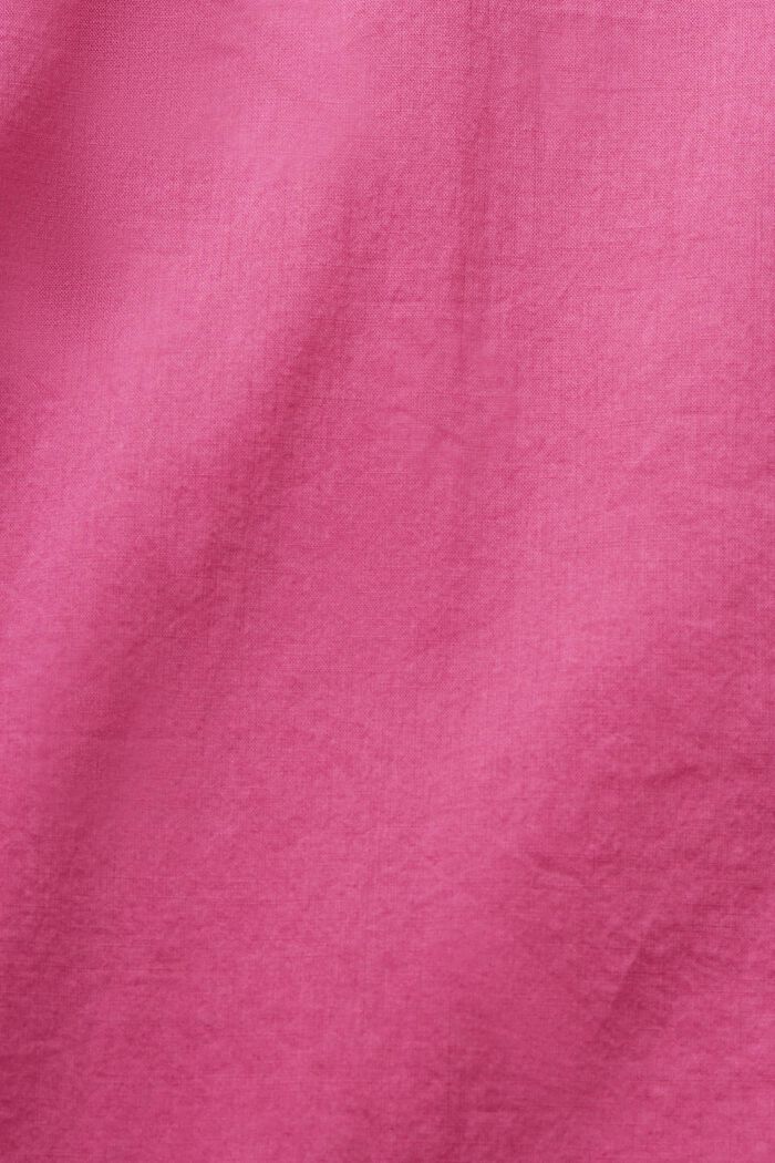 Pitkähihainen paita, 100 % puuvillaa, DARK PINK, detail image number 4