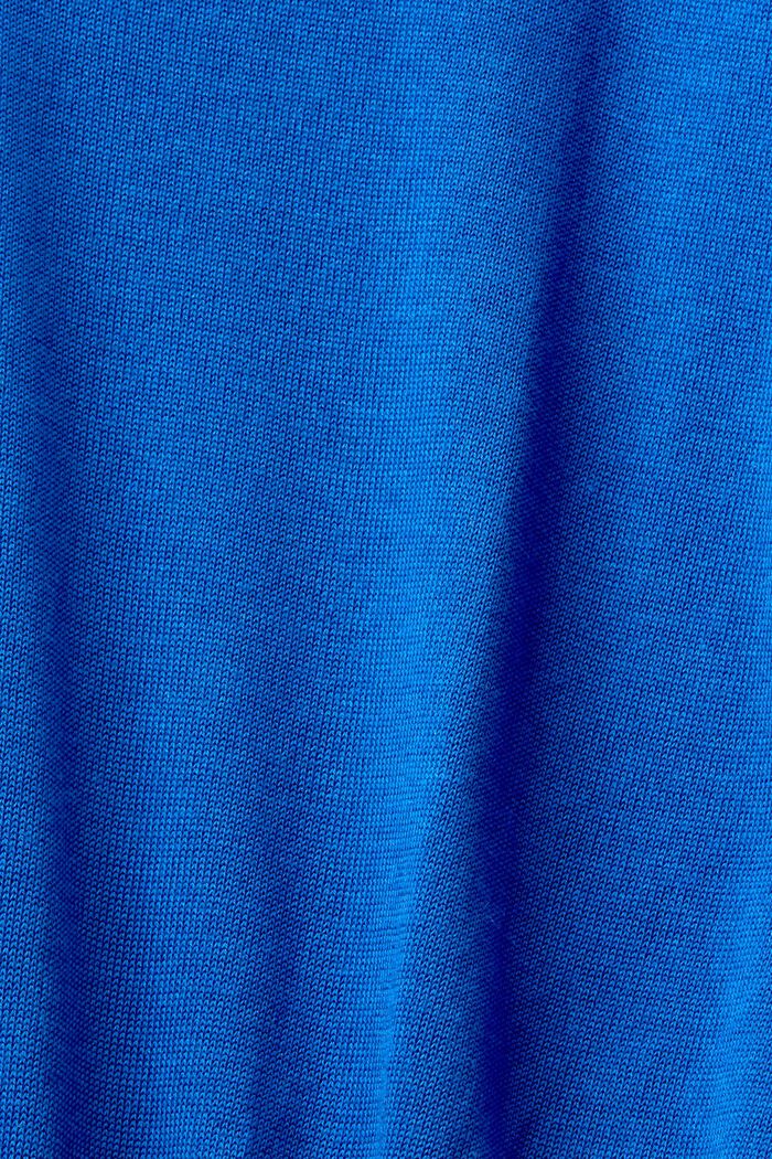 Neulepusero, jossa V-pääntie, BRIGHT BLUE, detail image number 5