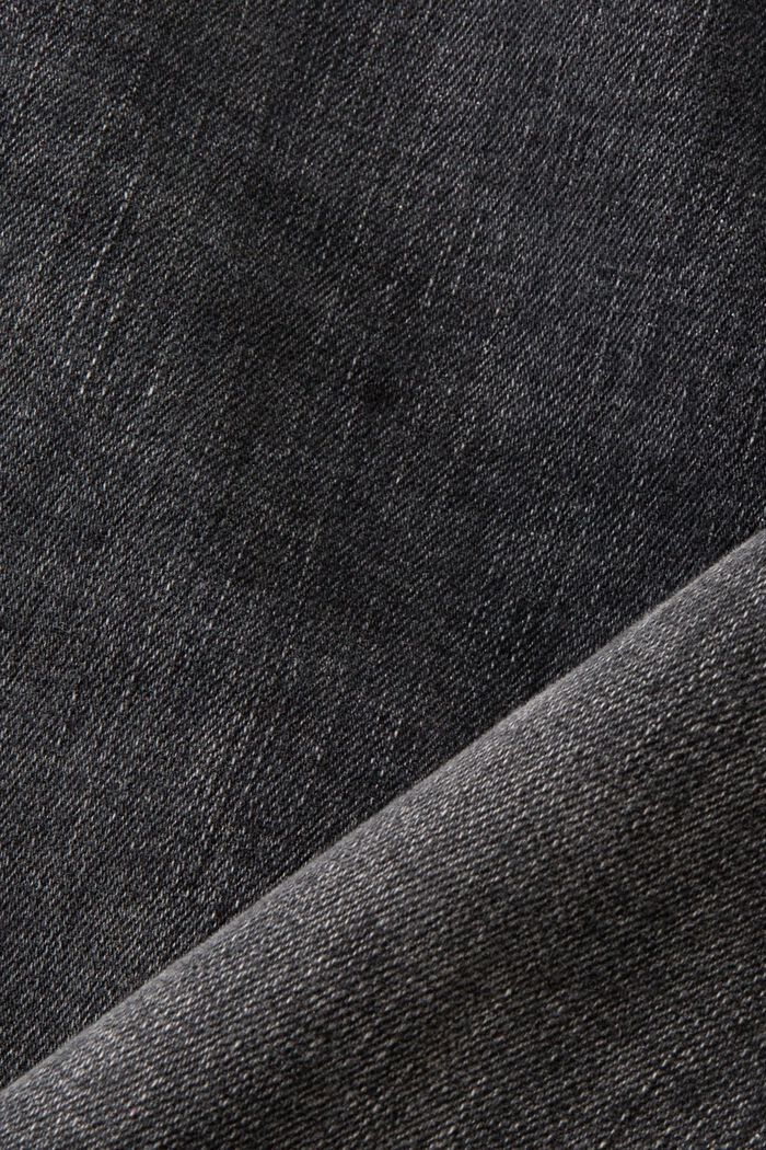 Slim Fit -farkut, joissa keskikorkea vyötärö, BLACK MEDIUM WASHED, detail image number 6