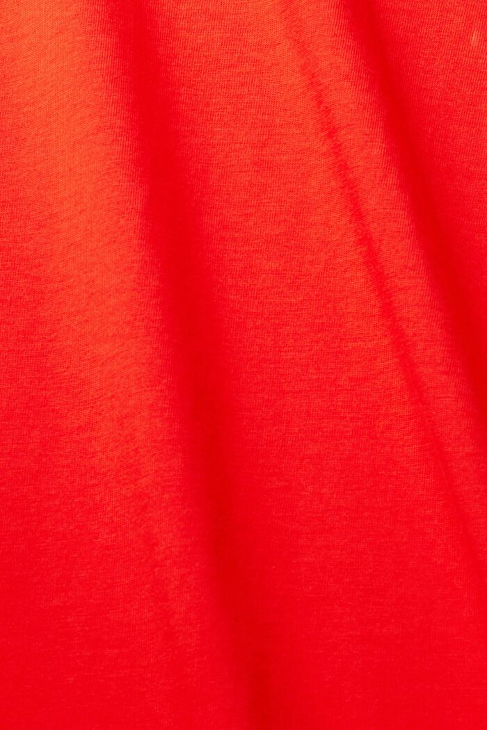 Jersey-T-paita, 100 % puuvillaa, RED, detail image number 1