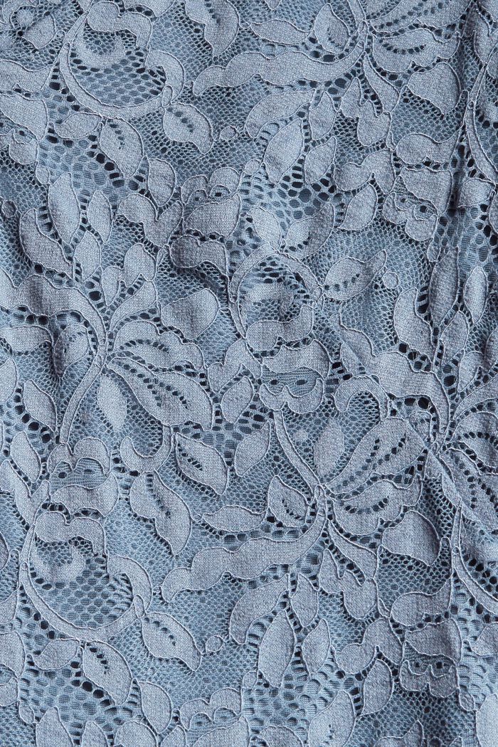Kierrätettyä: mekko, jossa pitsinen yläosa, GREY BLUE, detail image number 4