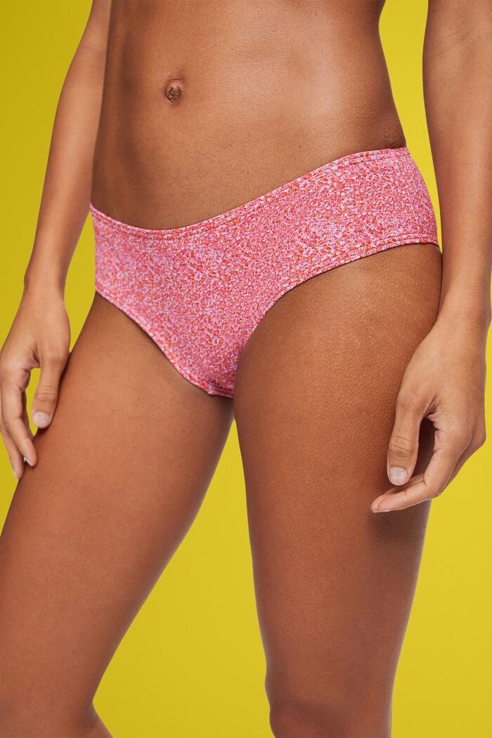 Hipsterityyliset, kuvioidut mini-bikinihousut, PINK, detail image number 1