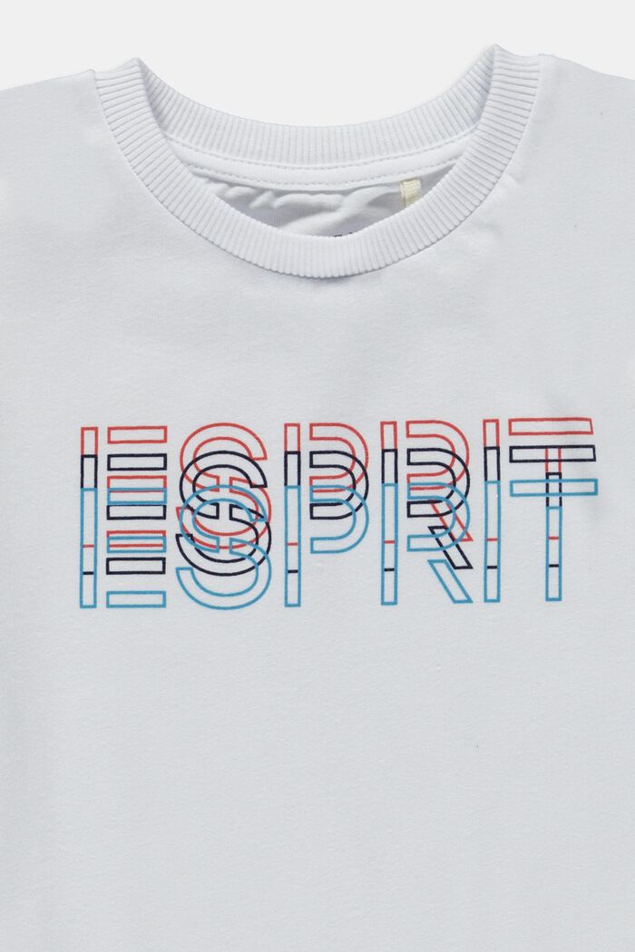Setti: logopainettu T-paita ja shortsit, WHITE, detail image number 2