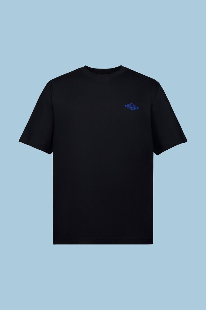 Lyhythihainen, logollinen T-paita, BLACK, detail image number 6